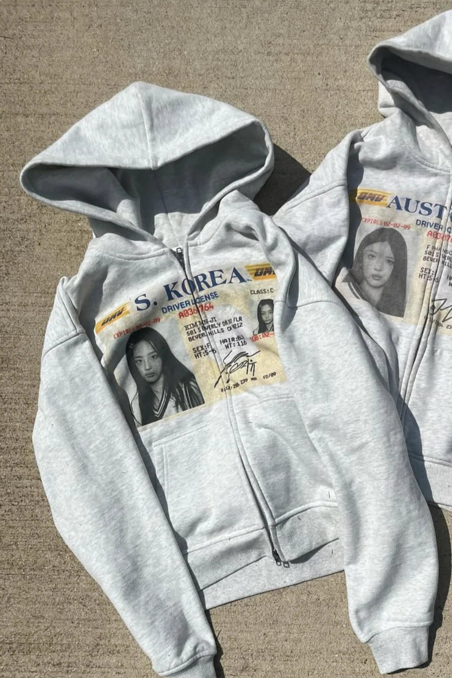 New Jeans Zip-Up